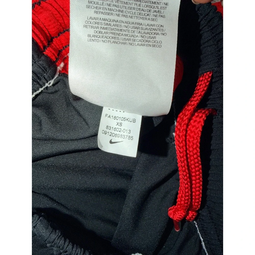 Nike Kids Dri-FIT Running Shorts‎ Grey Red Athletic Athleticwear Size XS